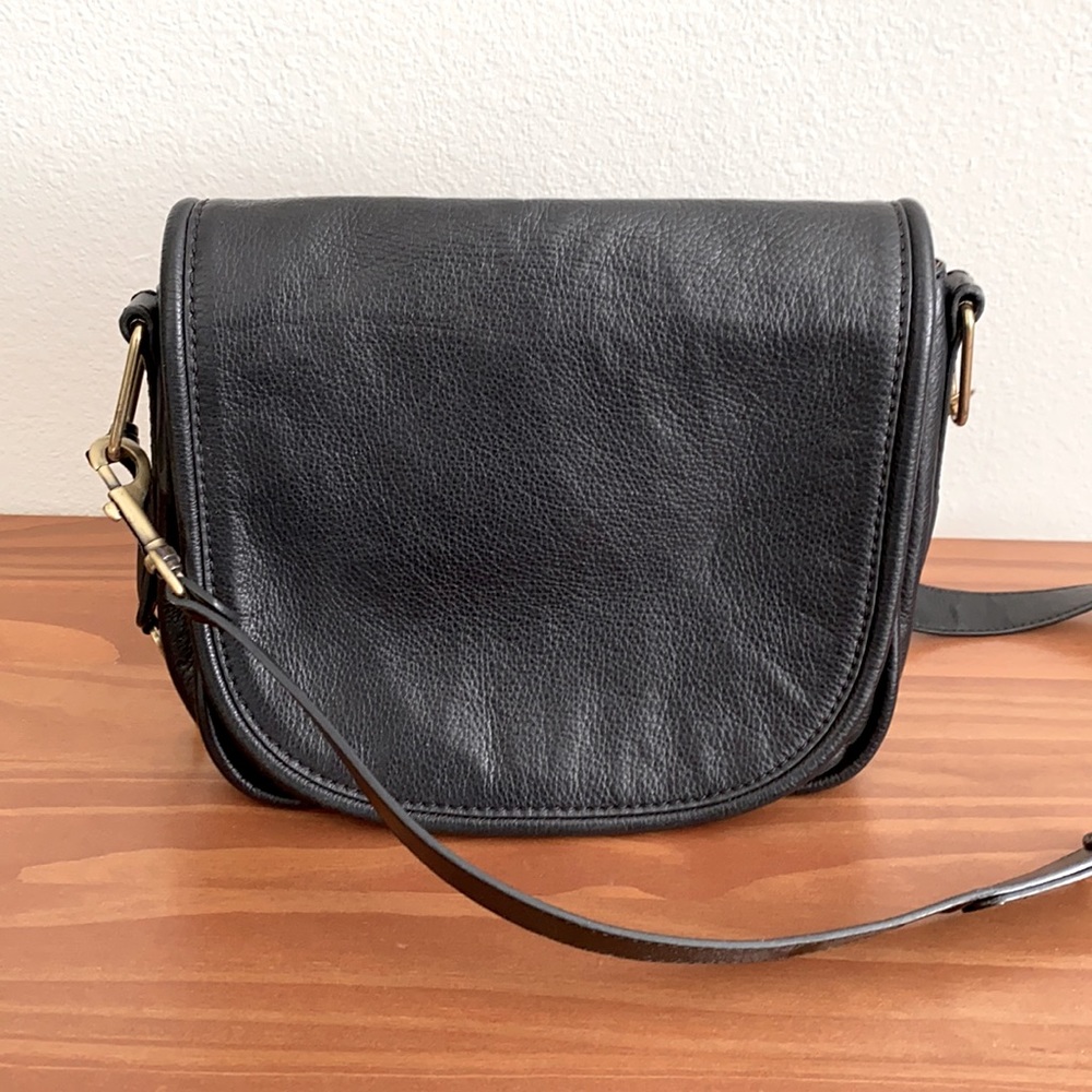 Fossil Black Crossbody